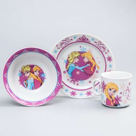 Набор посуды Disney Анна и Эльза Холодное сердце