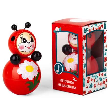 Игрушка Котовские неваляшки неваляшка Божья Коровка