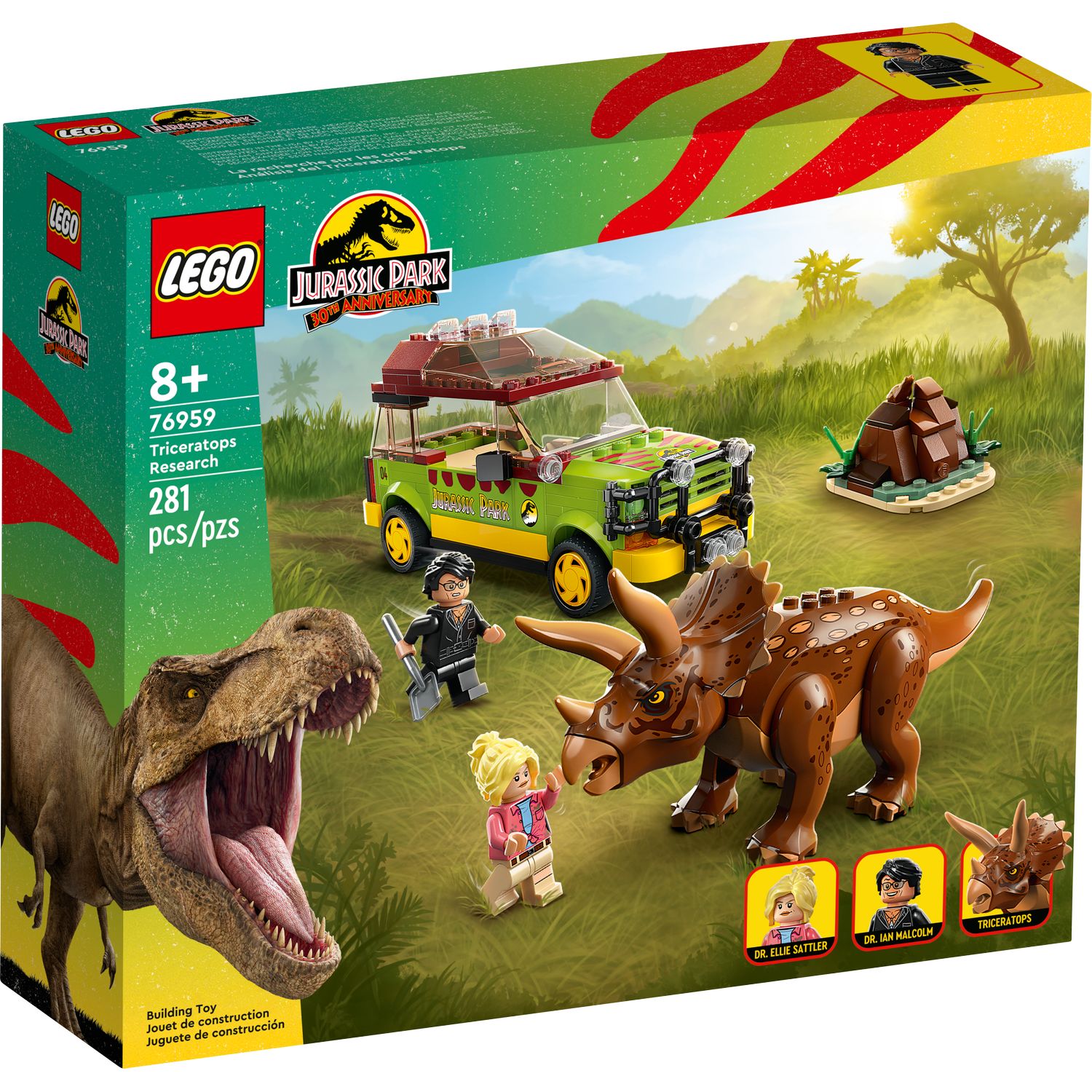 Конструктор LEGO Jurassic World Triceratops Research​ 76959 купить по цене  5999 ₽ в интернет-магазине Детский мир