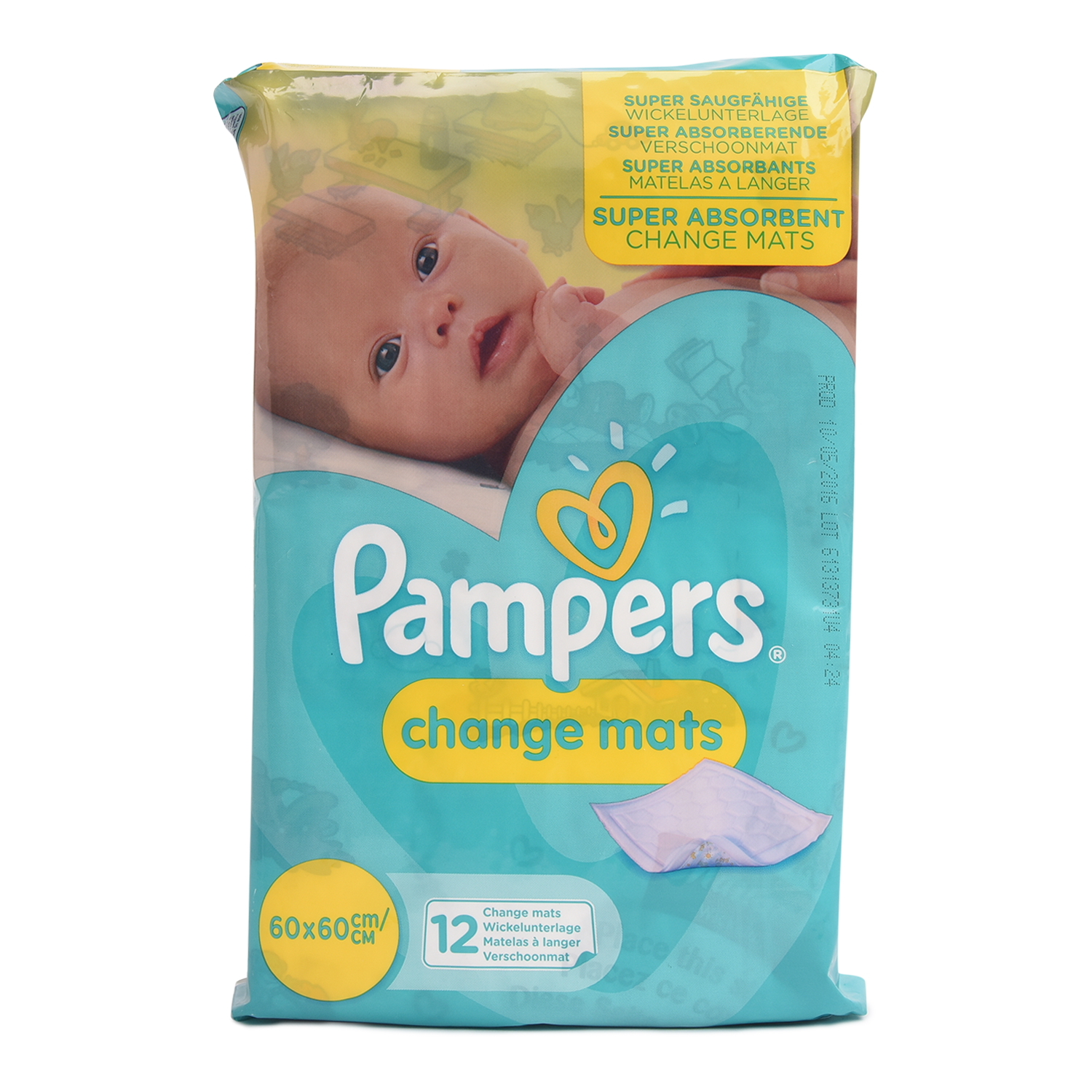 Пеленки Pampers ChangeMats для переодевания 60*60см 12шт - фото 1