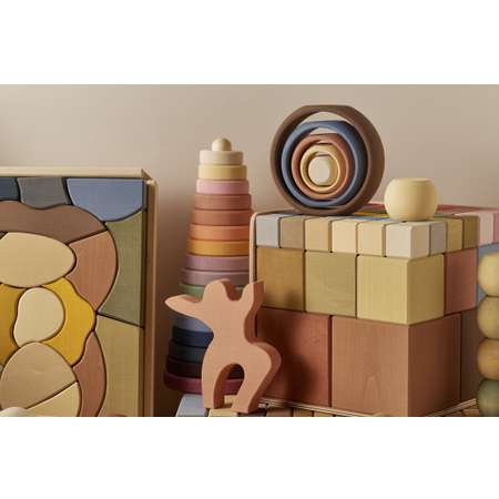 Развивающая игрушка RADUGA GRËZ Большой тройной набор спокойные цвета
