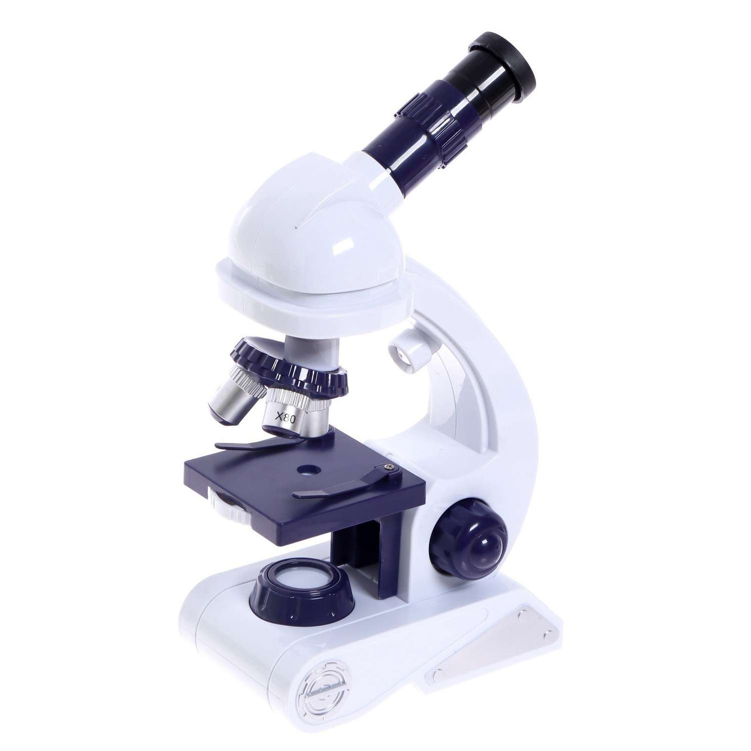 Микроскоп Эврики «Юный биолог» увеличение х80 х200 х450 с подсветкой - фото 9