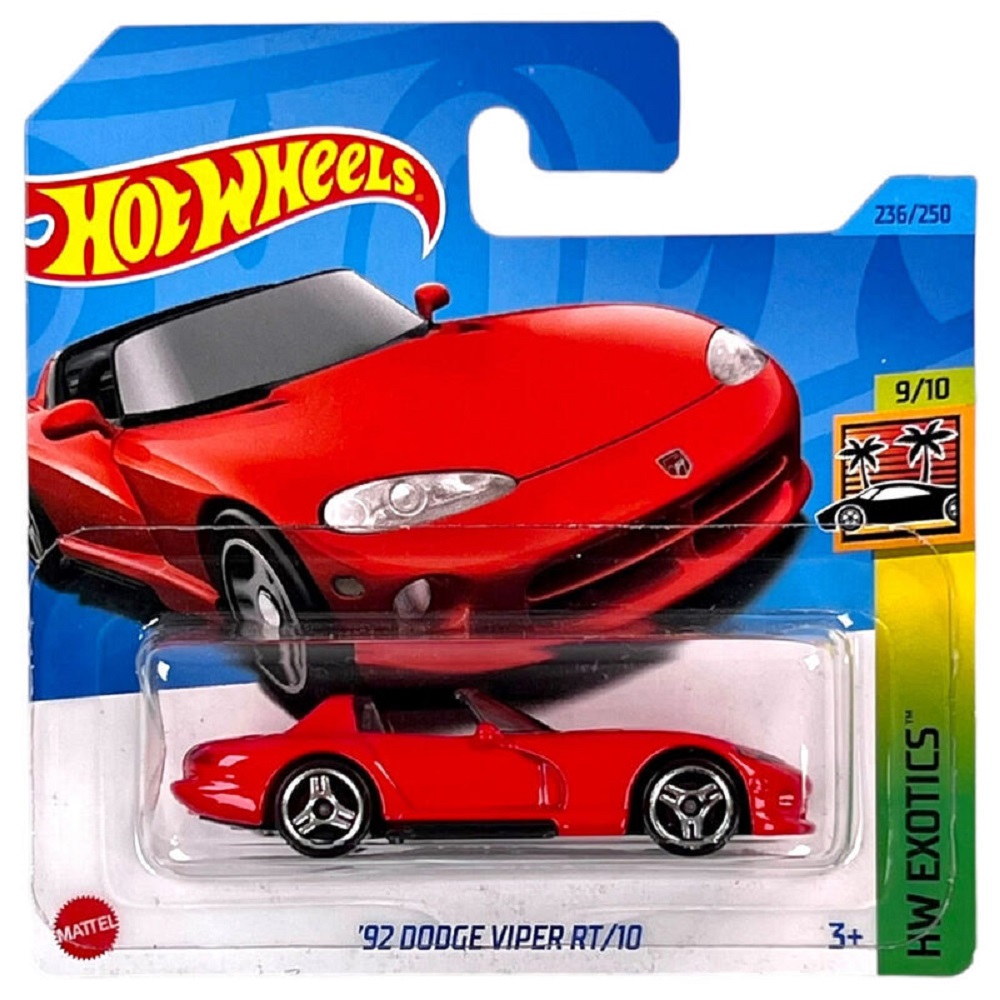 Автомобиль Hot Wheels Dodge 92 Dodge Viper RT/10 1:64 65242 - фото 2