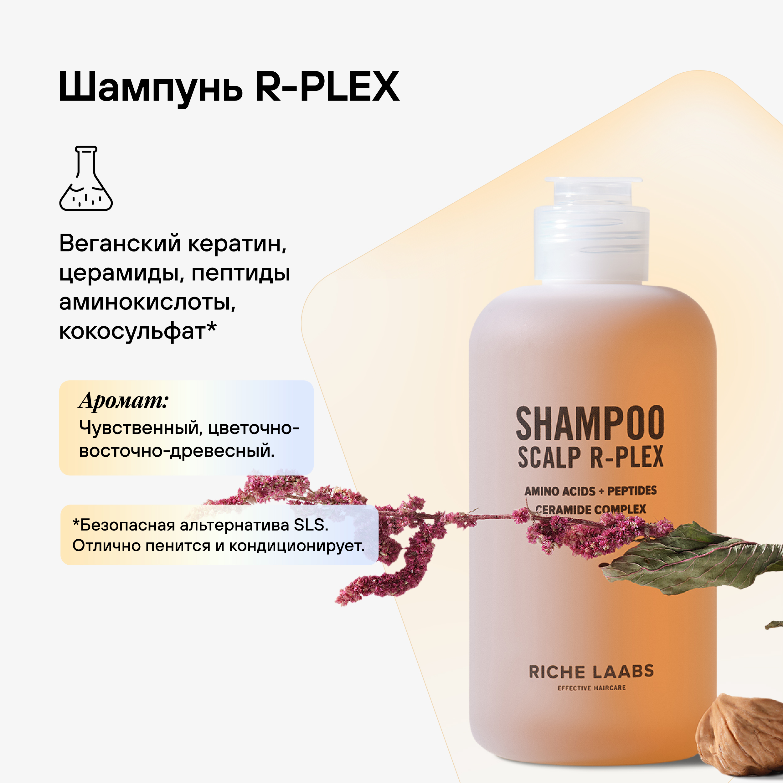 Набор для волос RICHE Шампунь + Маска R-PLEX Уход и восстановление - фото 3