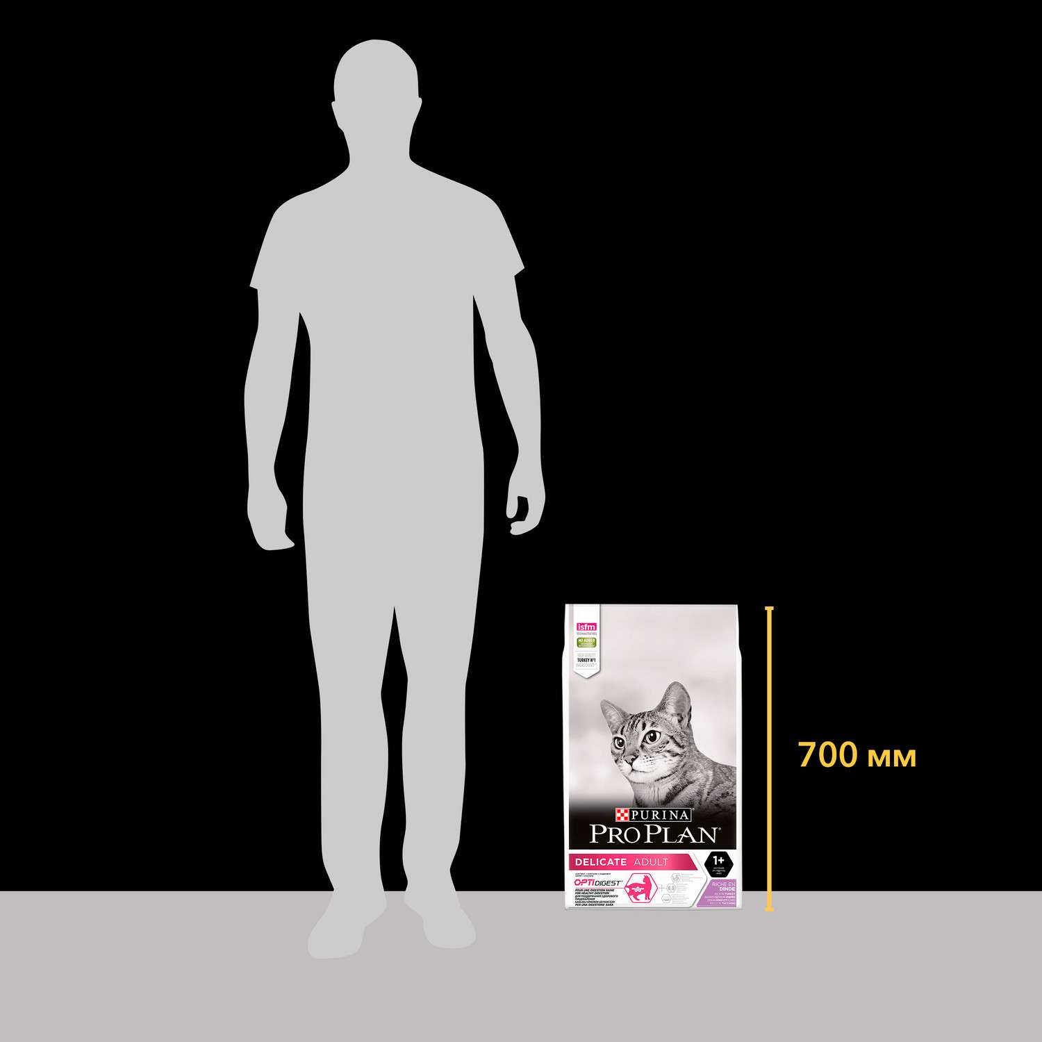 Корм сухой для кошек PRO PLAN Optirenal 10кг индейка с чувствительным пищеварением - фото 11