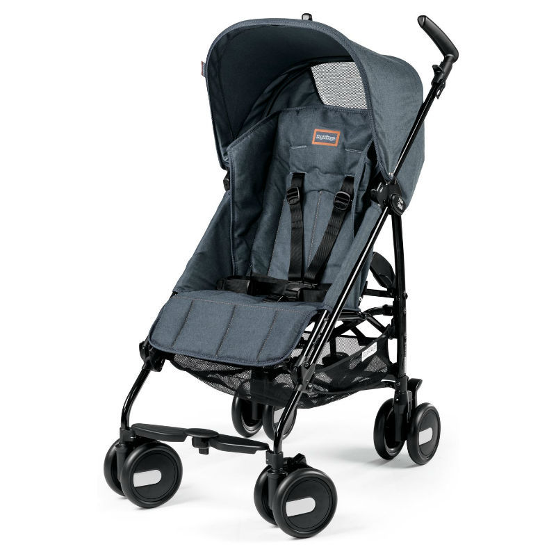 Прогулочная коляска Peg-Perego Pliko Mini Classico Blue Denim - фото 1