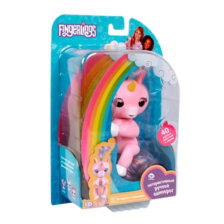 Единорог Fingerlings интерактивный Гемма Розовый 3707