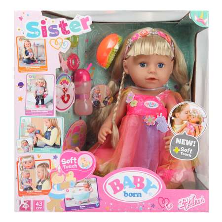 Кукла Zapf Creation Baby born Сестра единорога 829349