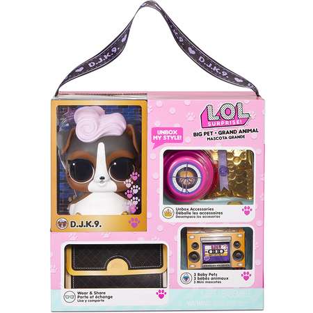Игровой набор с куклой L.O.L. Surprise! Big Pets DJ K.9 577706