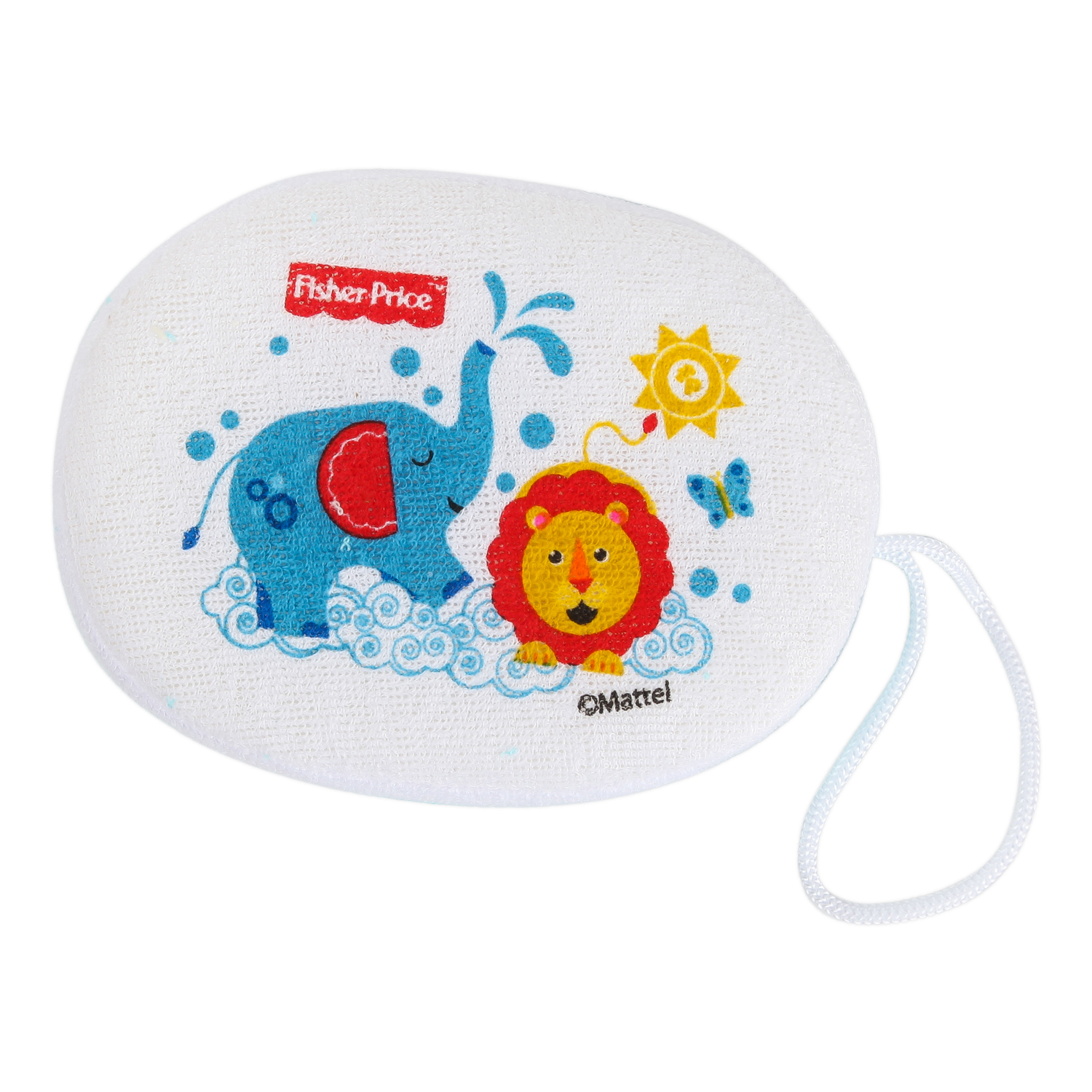 Губка для купания BabyGo Fisher Price Слоник и Львенок D31108-FP - фото 1