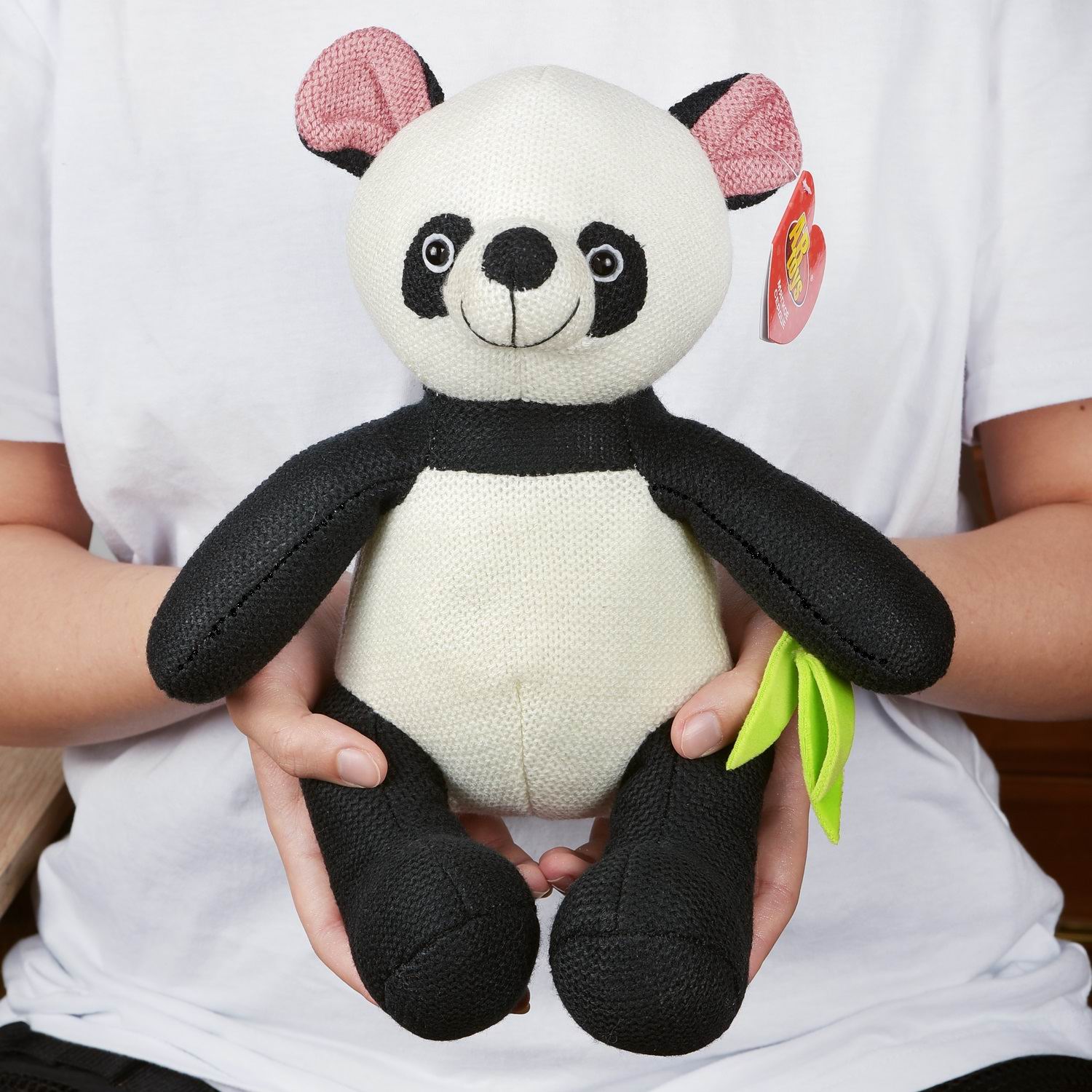 Игрушка ABTOYS Knitted Панда вязаная - фото 1