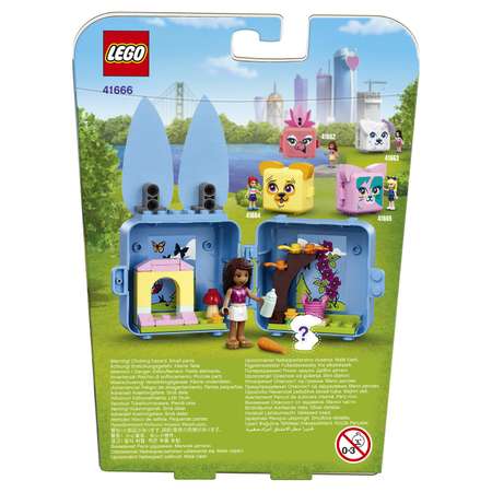 Конструктор LEGO Friends Кьюб Андреа с кроликом блочный