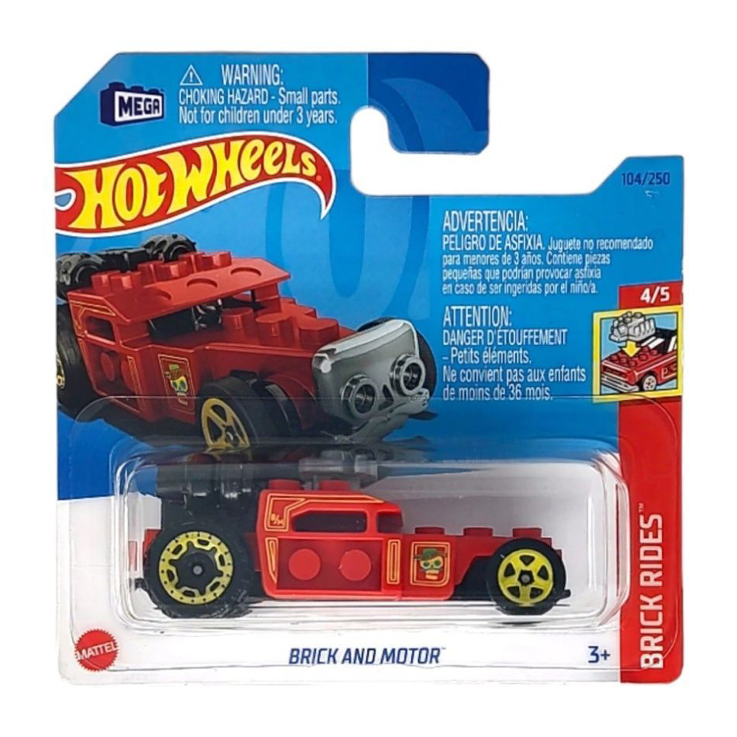 Автомобиль Hot Wheels Brick and motor 1:64 65037 - фото 3