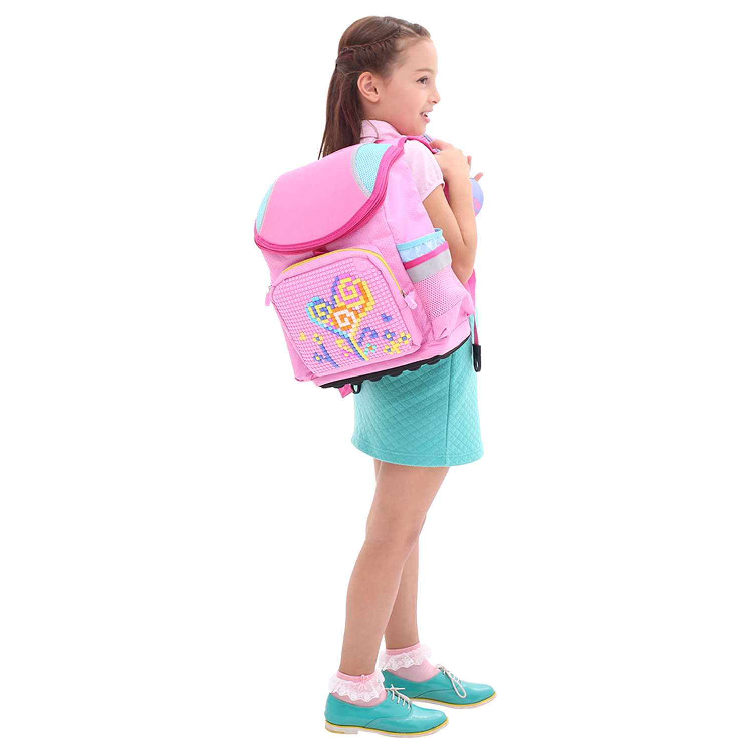 Рюкзак школьный Upixel super Class school bag WY-A019 Розовый - фото 10