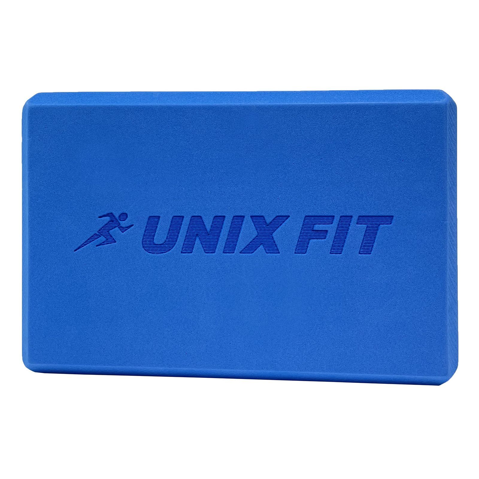 Блок для йоги и фитнеса UNIX Fit голубой, блок для пилатеса и растяжки, 23 х 15 х 7 см, 2 шт. - фото 10