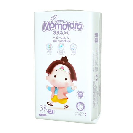 Подгузники MOMOTARO Детские 12-17 кг размер 5/XL 38 шт