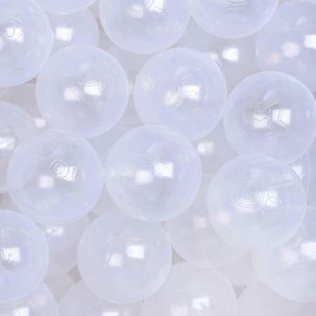 Шарики для сухого бассейна Соломон с рисунком диаметр шара 7 5 см набор 150 штук цвет прозрачный