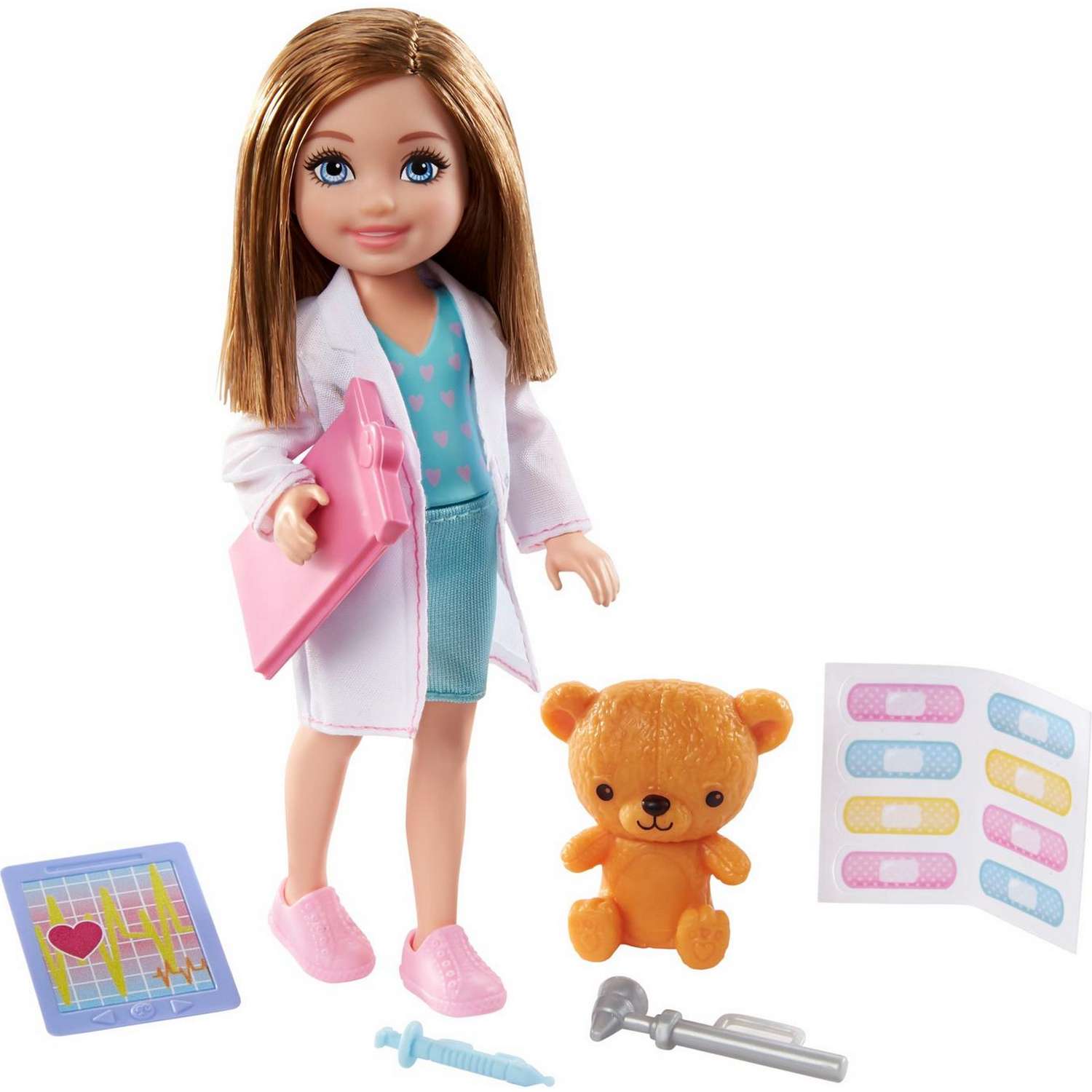 Набор Barbie Карьера Челси Доктор кукла+аксессуары GTN88 GTN86 - фото 1