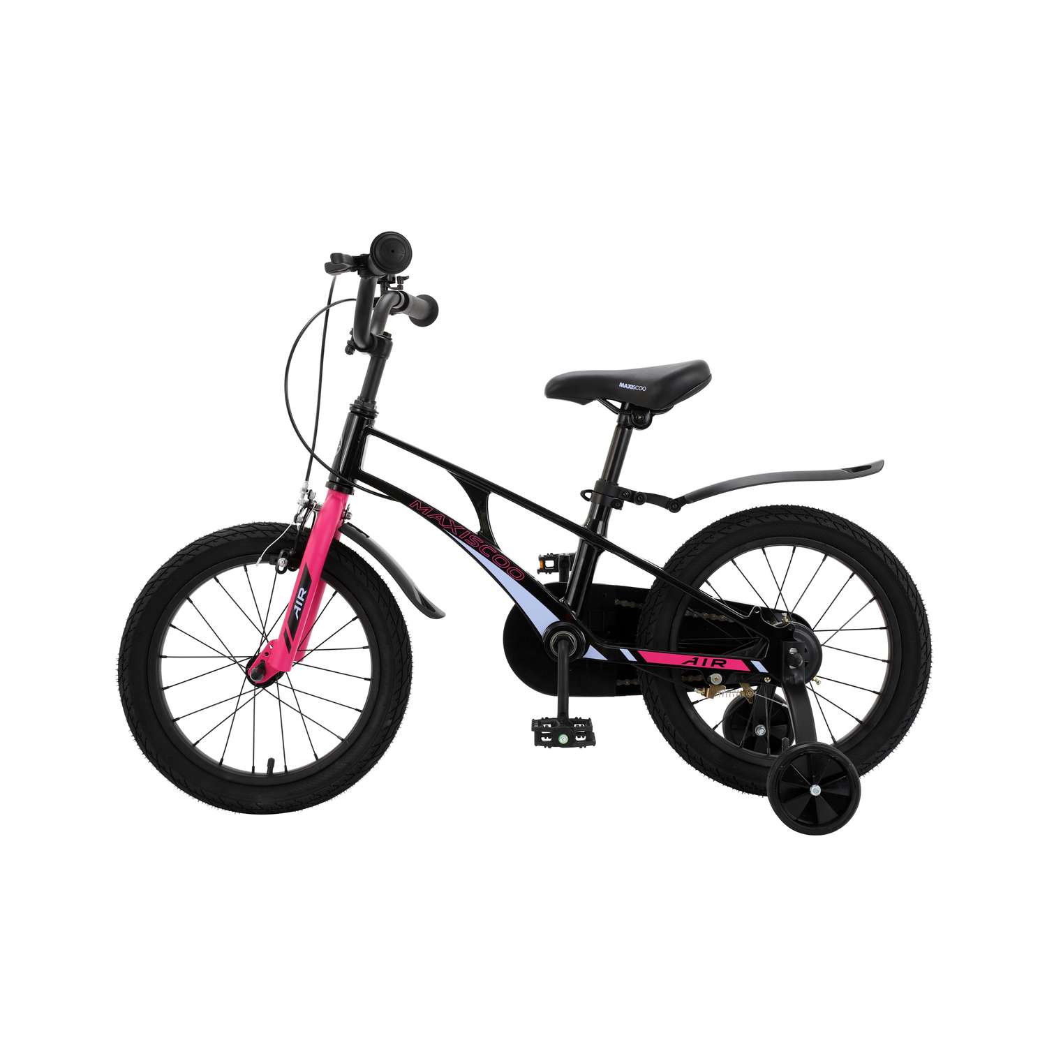 Детский двухколесный велосипед Maxiscoo Air стандарт плюс 16 обсидиан - фото 3
