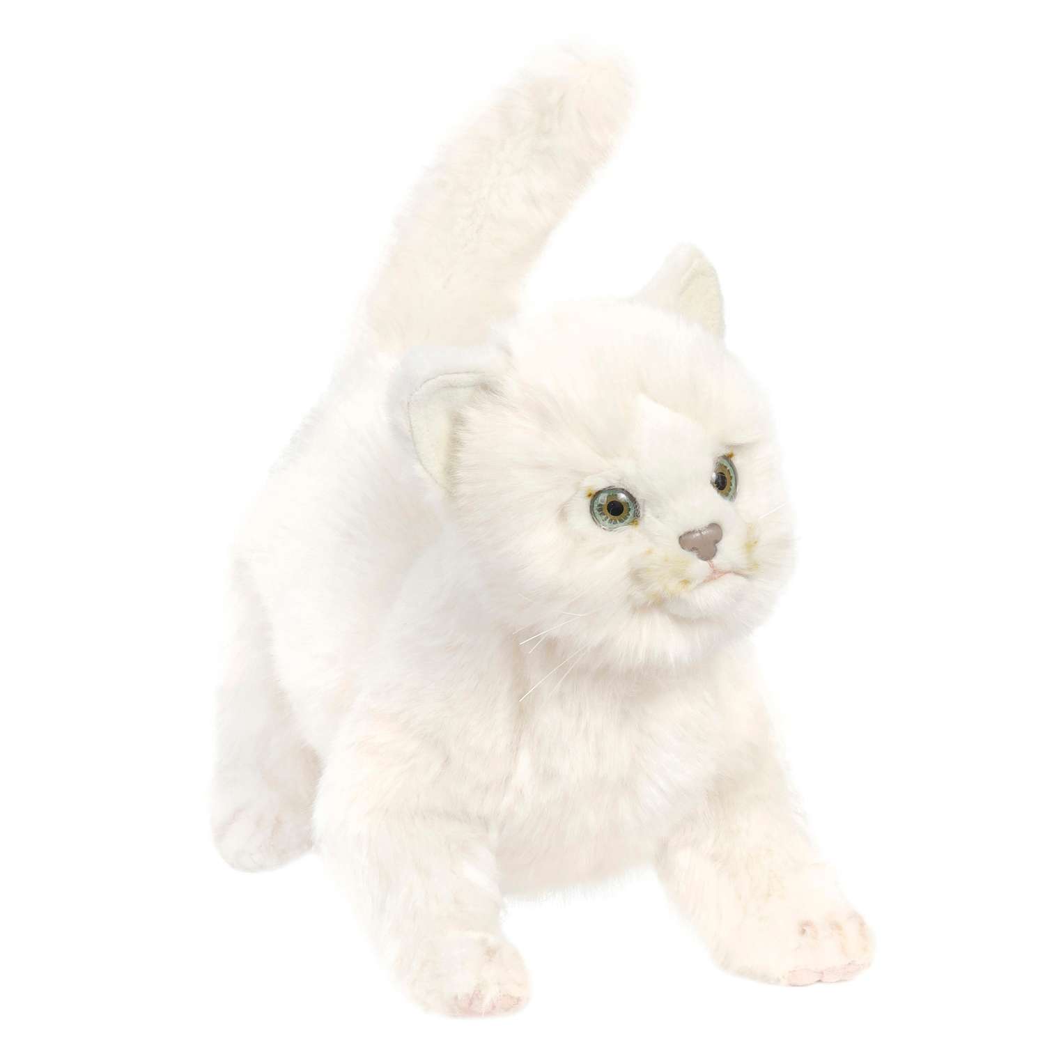 Реалистичная игрушка HANSA Котёнок белый 29 см - фото 2