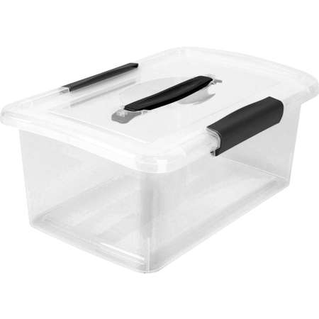 Ящик для хранения Keeplex Vision с защелками и ручкой 9л Прозрачный KL252311999