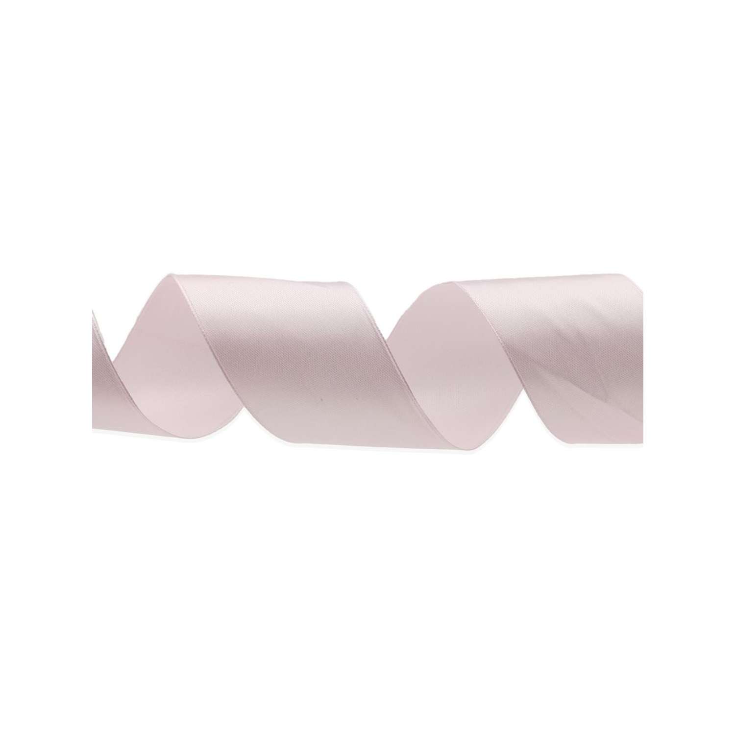 Лента Айрис атласная упаковочная флористическая 5 см 22.86 м 008 бледно - розовый - фото 4