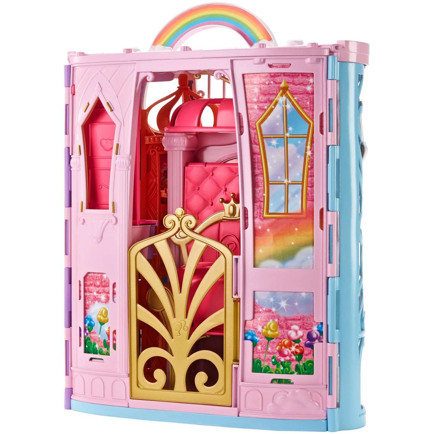 Набор игровой Barbie Переносной радужный дворец FTV98 FTV98 - фото 5