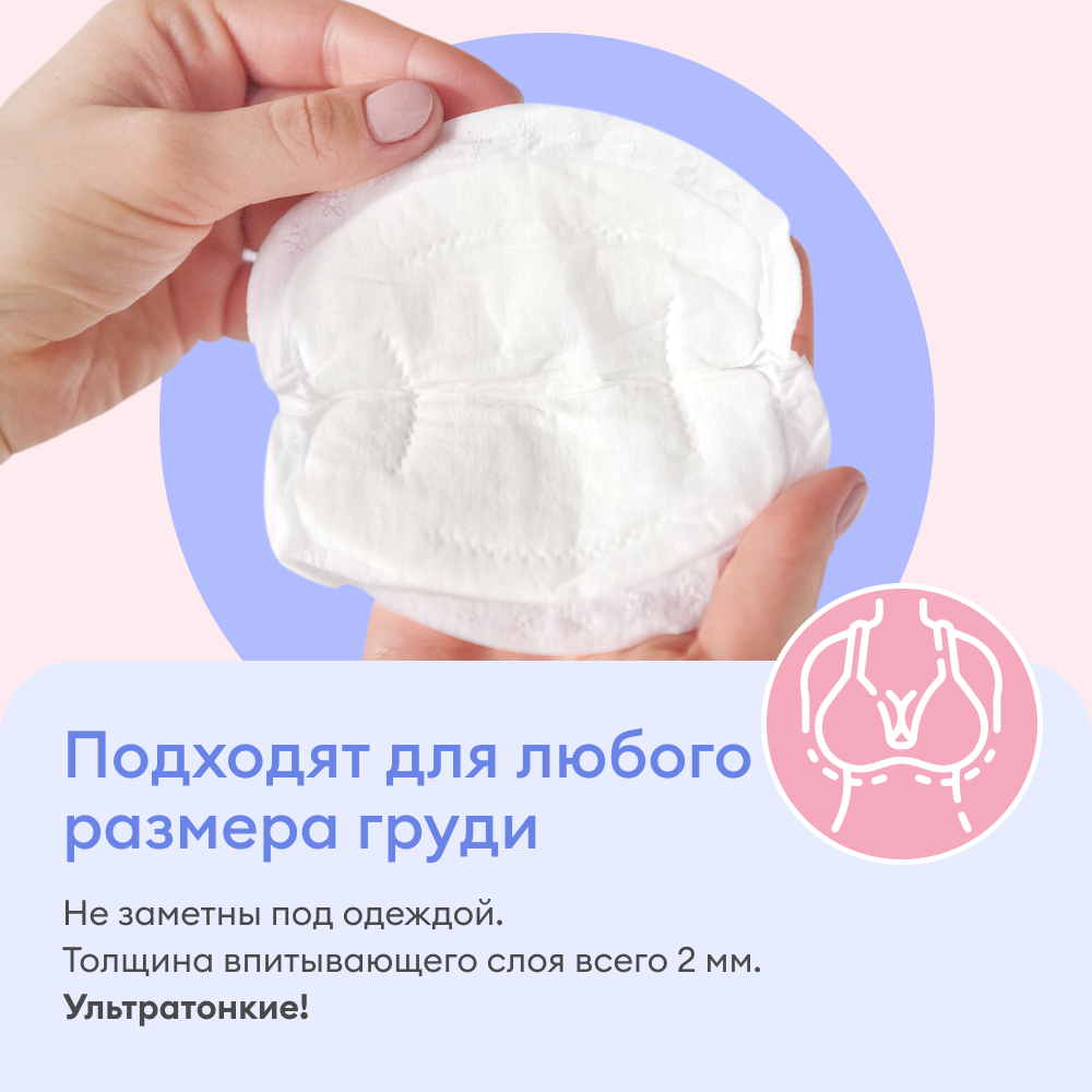 Вкладыши для груди NappyClub одноразовые впитывающие 30 шт - фото 7