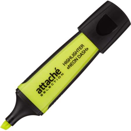 Маркер текстовыделитель Attache Selection Neon Dash 1-5мм желтый 15 шт
