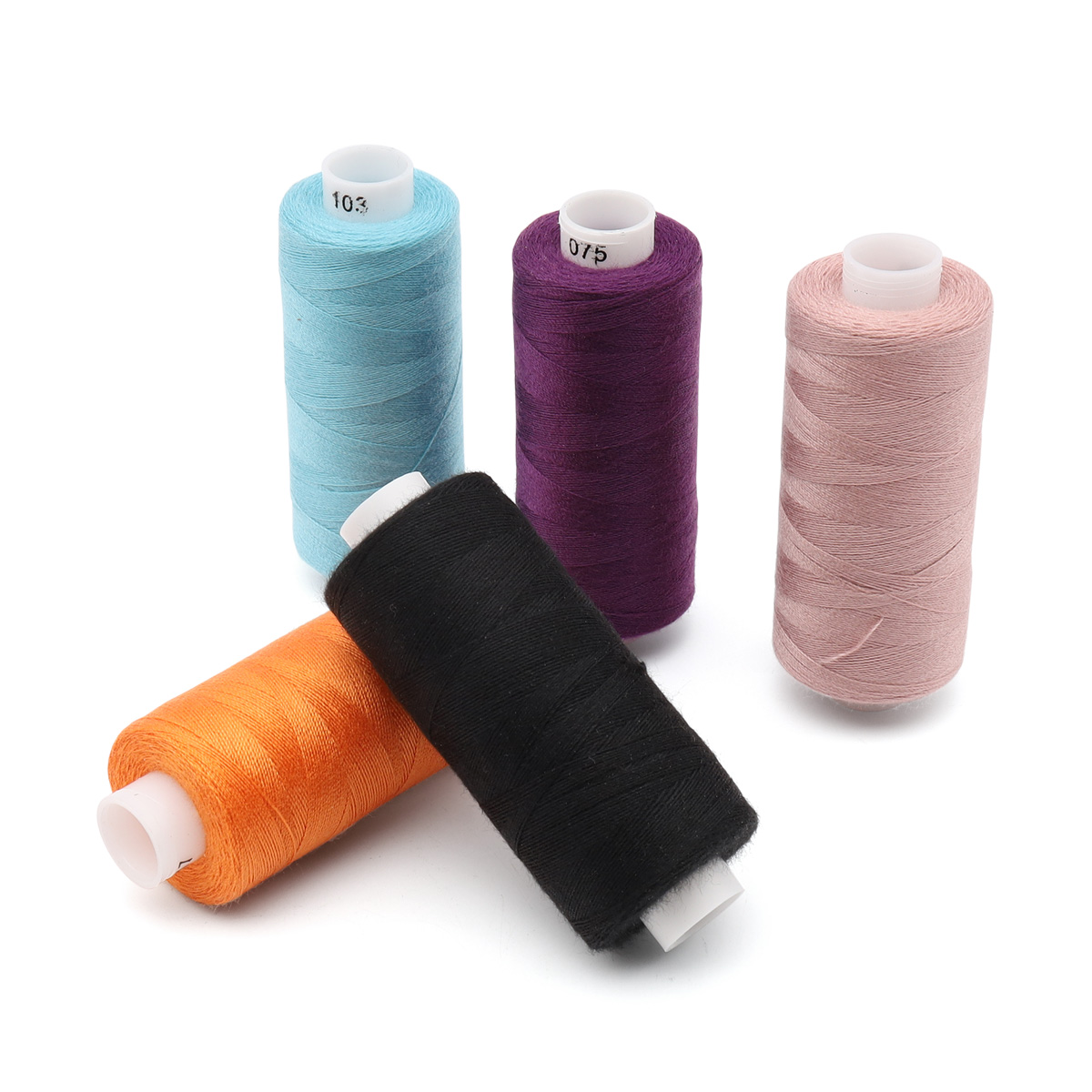 Набор ниток Bestex для шитья трикотажа ткани легкой и средней плотности 40/2 Базовый 365 м 400 ярд 16 шт - фото 2