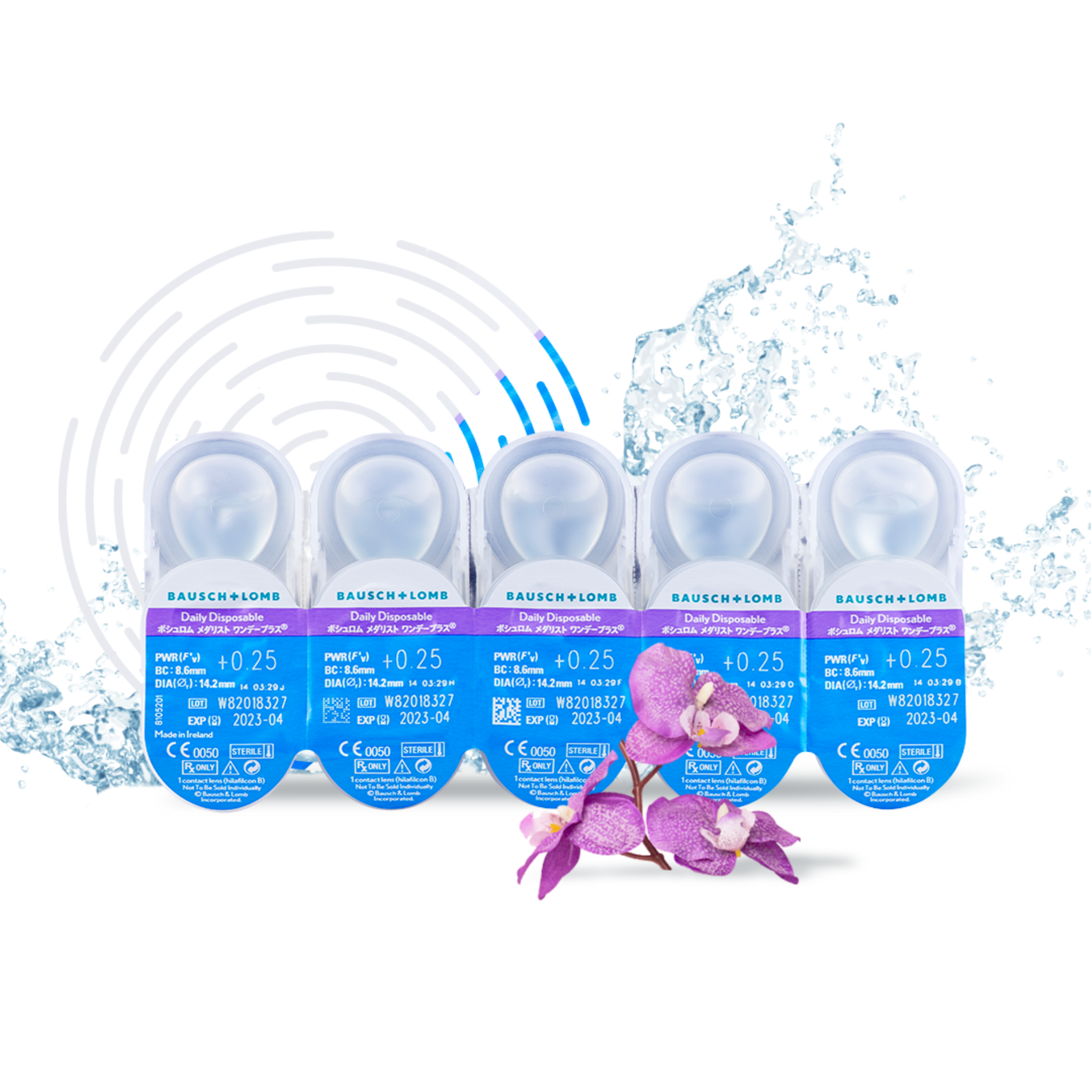 Контактные линзы Bausch+Lomb SOFLENS Daily Disposable 30 pk R 8.6 D-1.00 - фото 2