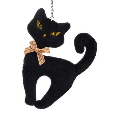 Игрушка мягкая Чёрная кошка Феникс-Презент чёрный