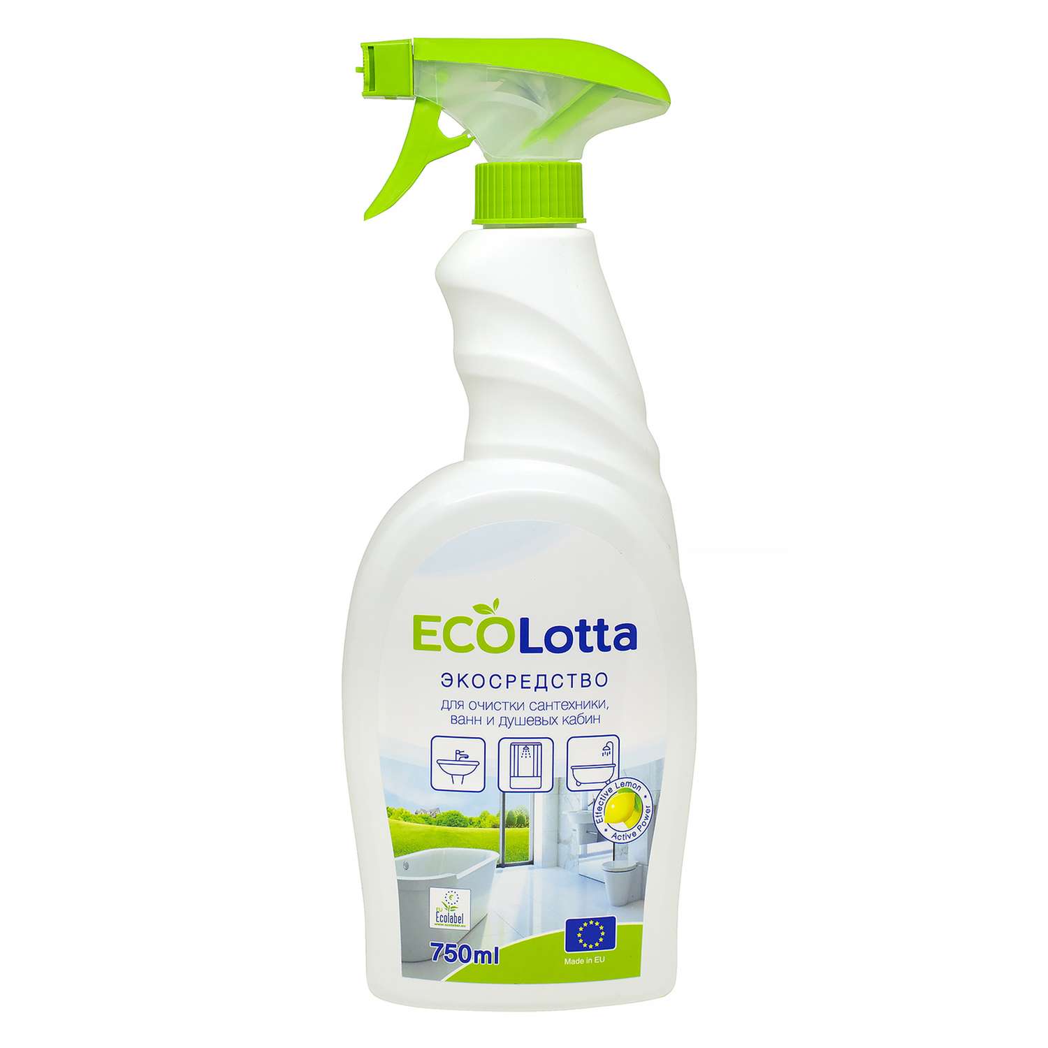 Чистящее средство Lotta для сантехники и ванн 750 мл без фосфатов - фото 1