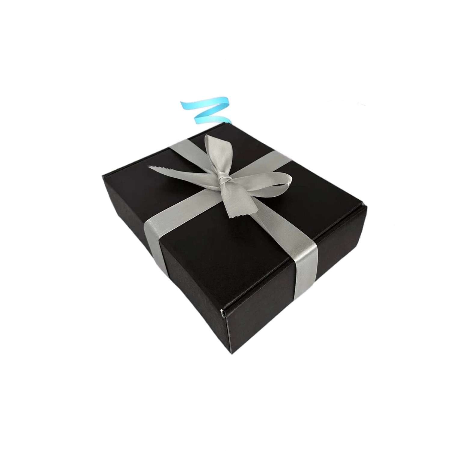 Подарочная коробка HitMix С лентой белая - фото 1