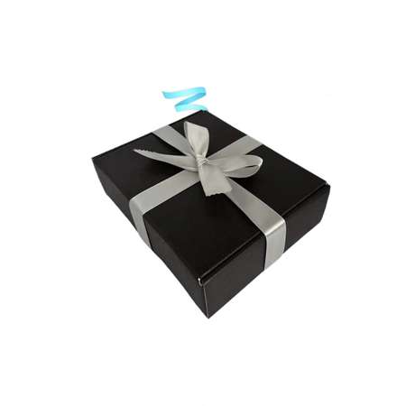 Подарочная коробка HitMix С лентой белая