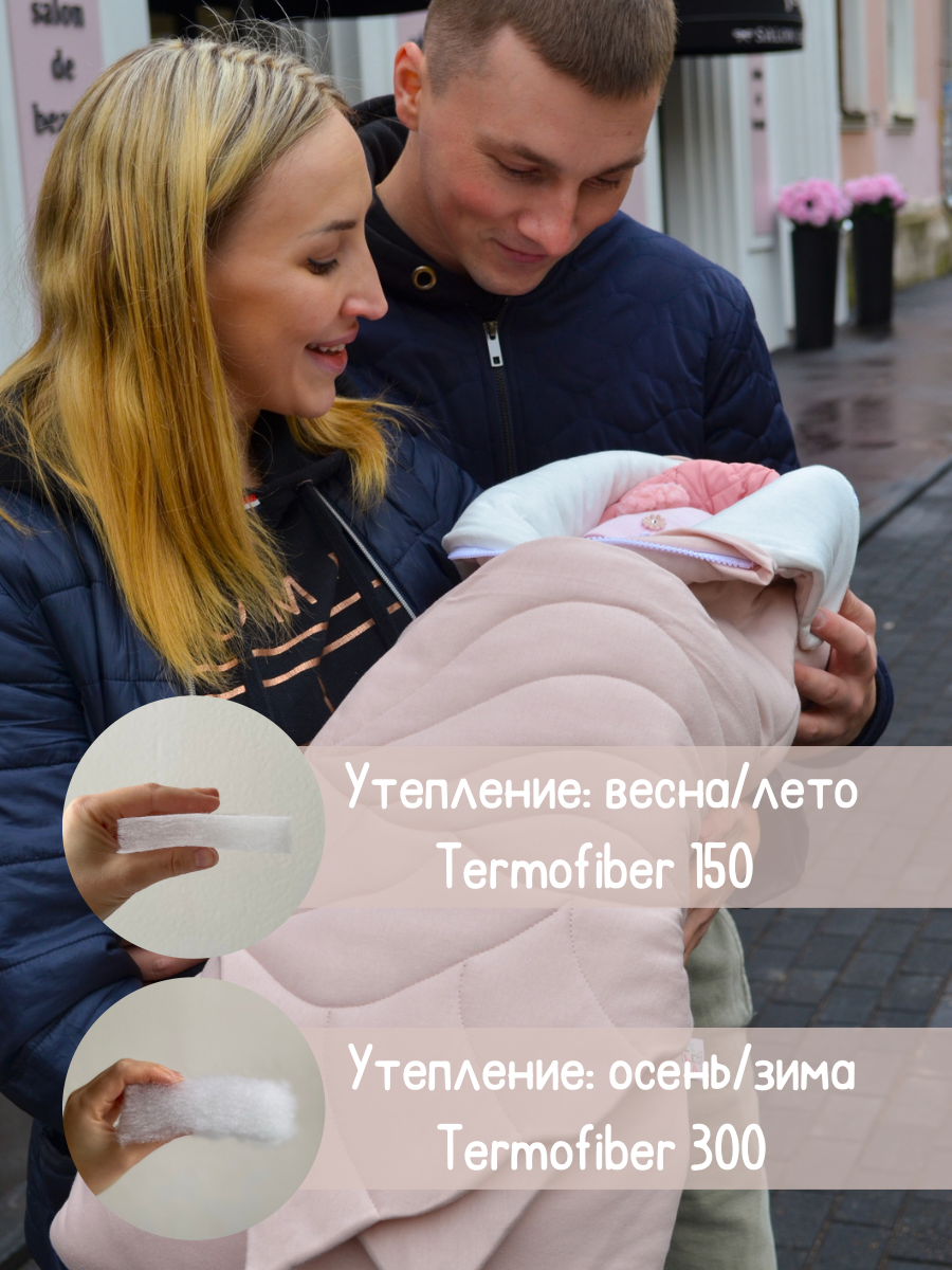 Конверт на выписку Лелекия "Little Angel" весна лето - фото 6