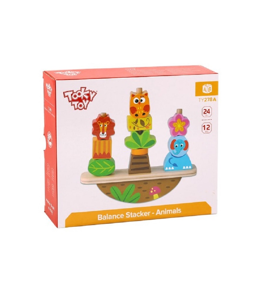 Игровой набор Tooky Toy Игра-баланс Животные со шнуровкой TY278A - фото 3