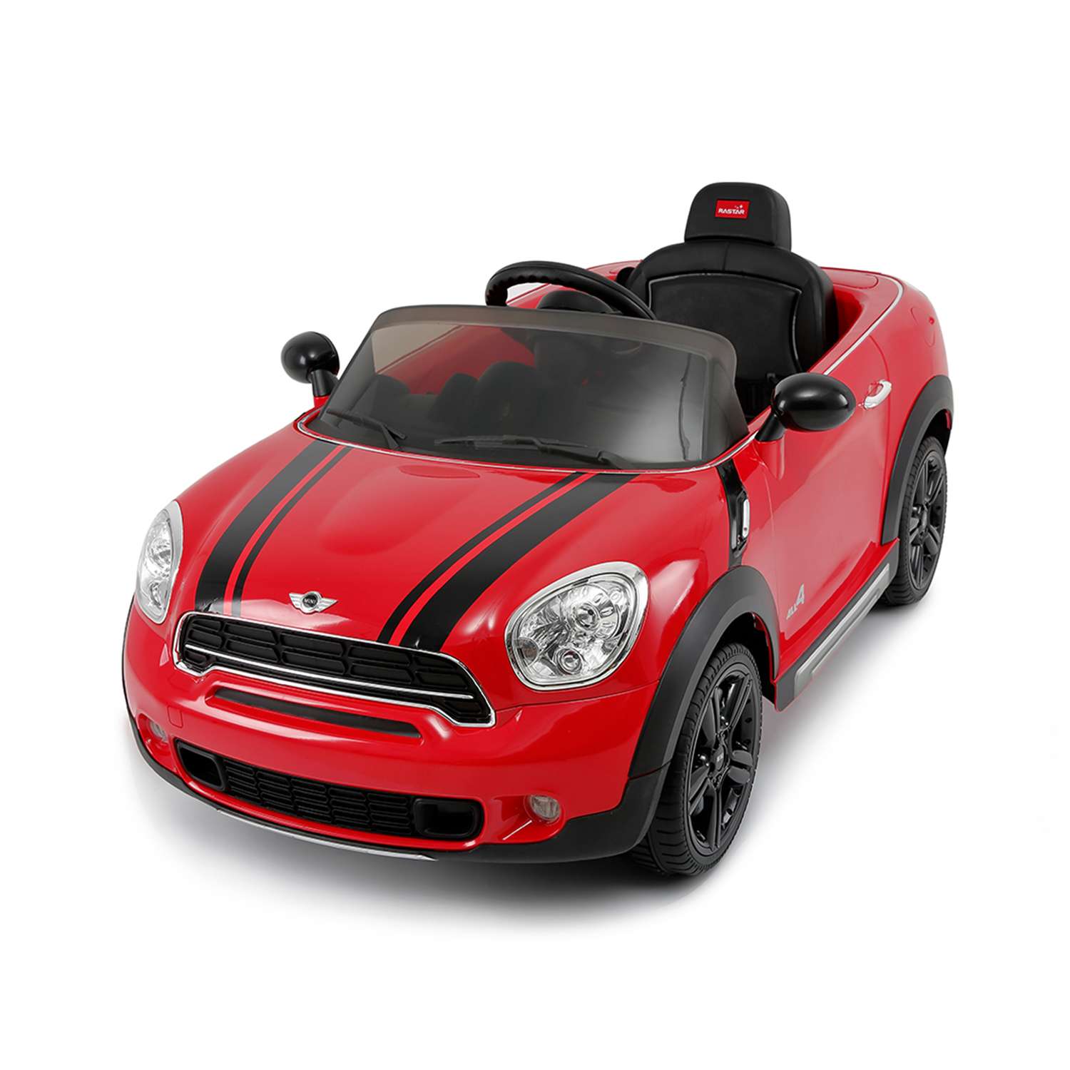 Электромобиль Rastar Mini Cooper Countryman Красный купить по цене 16329 ₽  в интернет-магазине Детский мир