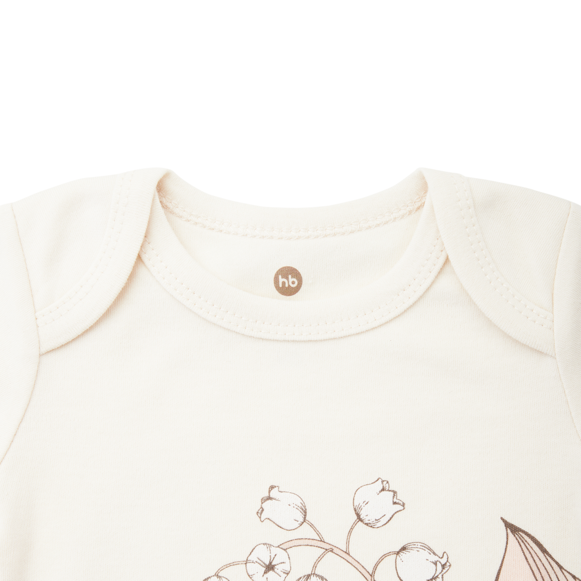 Боди 3 шт HAPPY BABY 90112_beige_pink_milky - фото 22