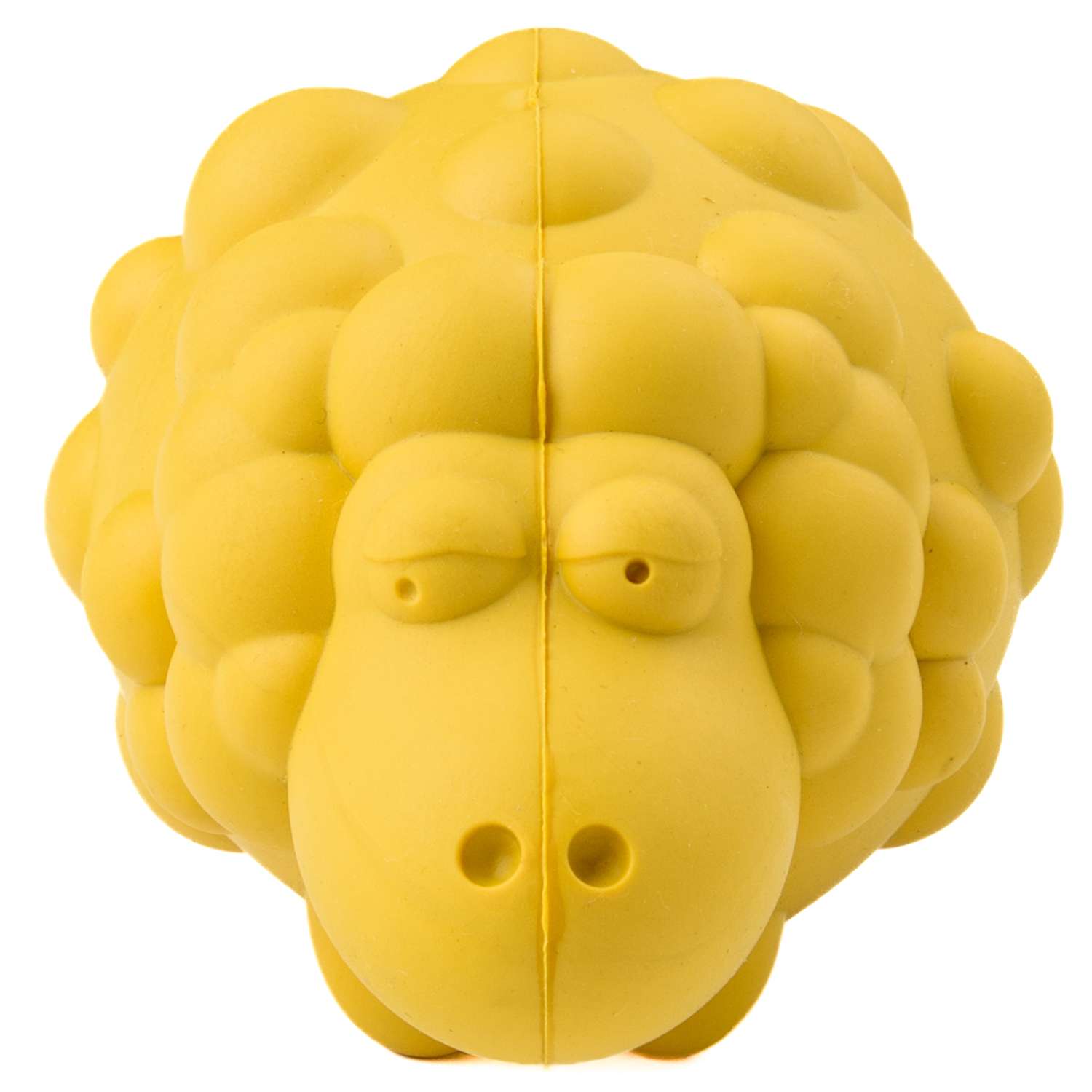 Игрушка для собак Mr.Kranch Овечка с ароматом сливок 8.5*12см Желтая - фото 2