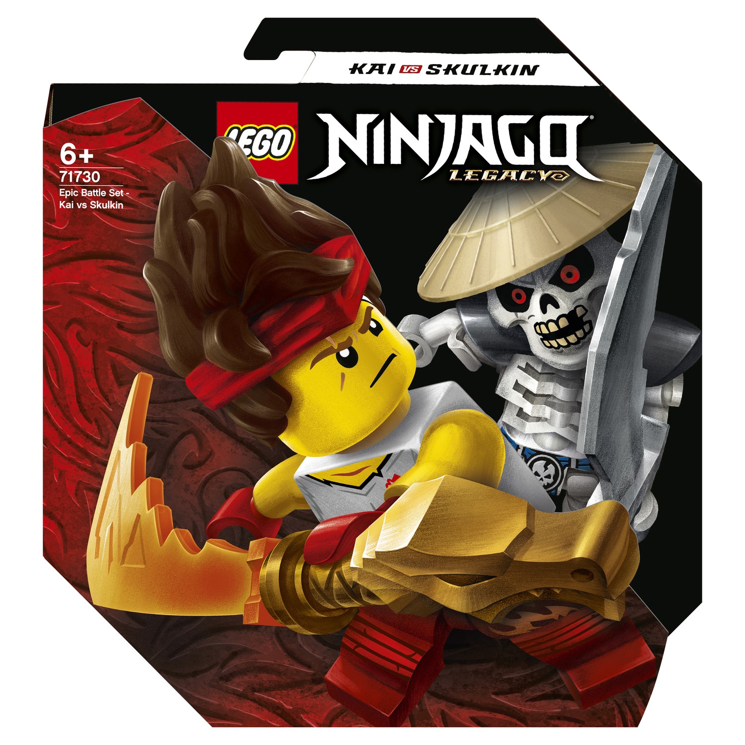 Конструктор LEGO Ninjago Легендарные битвы: Кай против Армии скелетов 71730  купить по цене 499 ₽ в интернет-магазине Детский мир