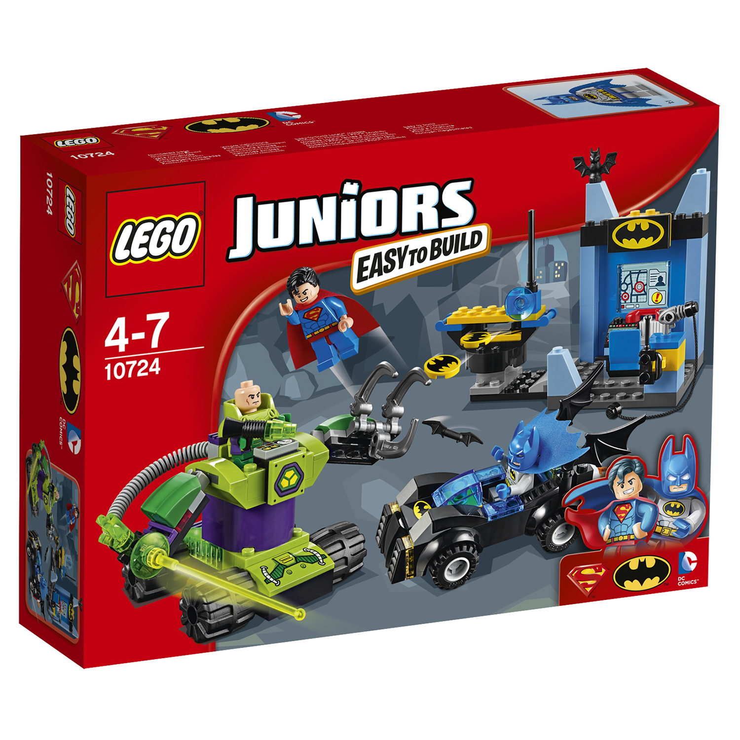 Конструктор LEGO Juniors Бэтмен и Супермен против Лекса Лютора (10724)  купить по цене 1699 ₽ в интернет-магазине Детский мир