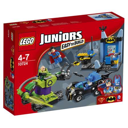 Конструктор LEGO Juniors Бэтмен и Супермен против Лекса Лютора (10724)