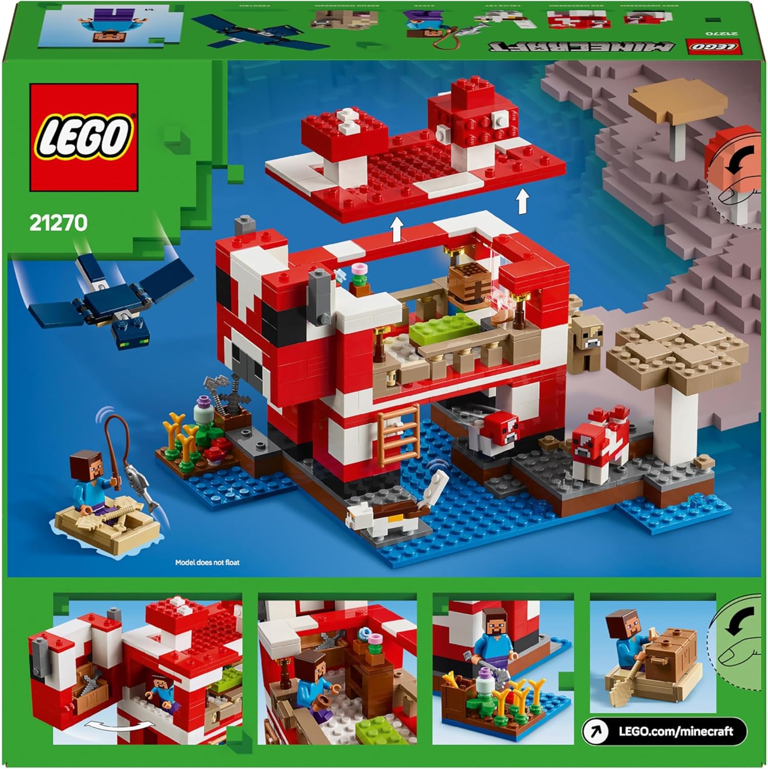 Конструктор LEGO Грибной дом 21270 - фото 6