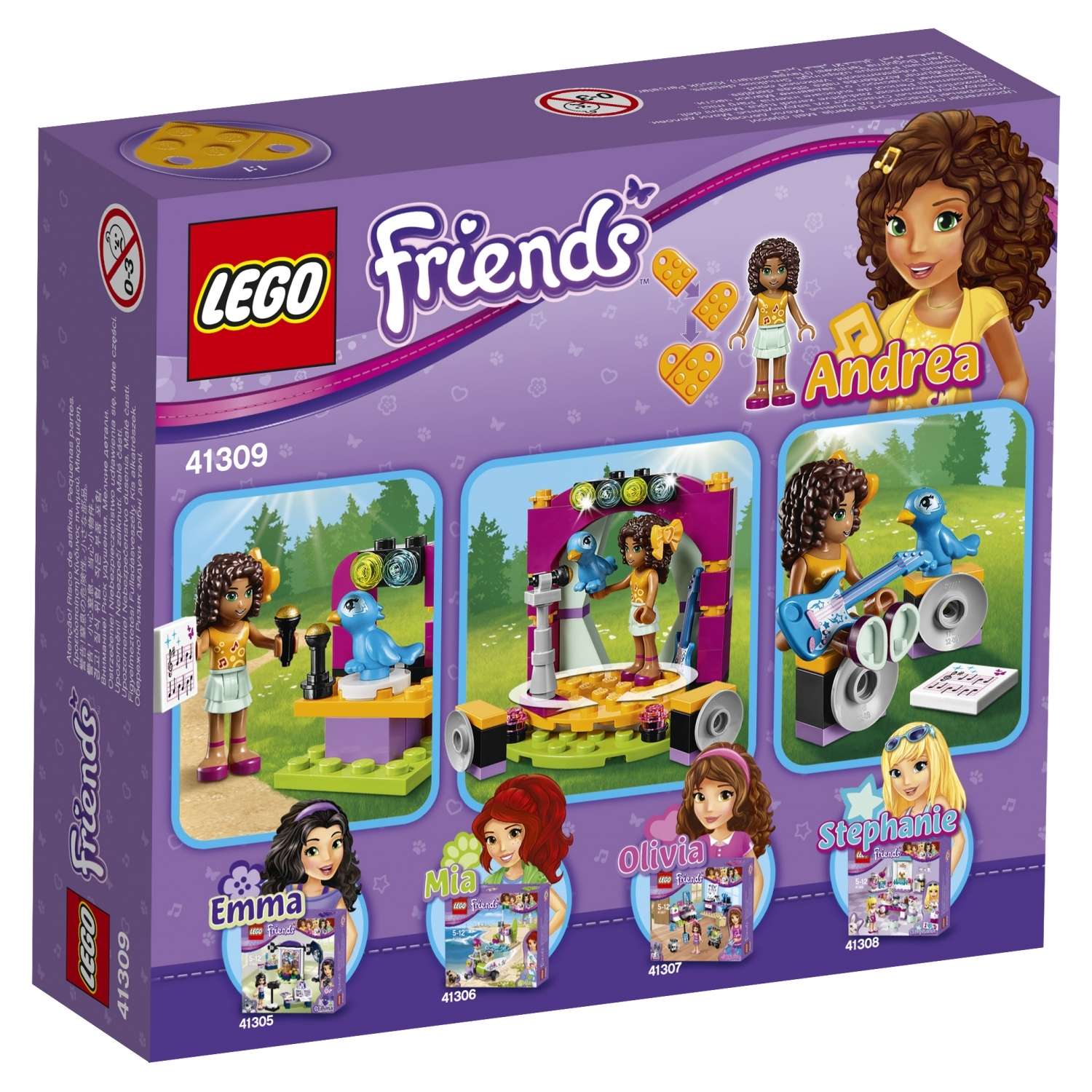 Конструктор LEGO Friends Музыкальный дуэт Андреа (41309) - фото 3