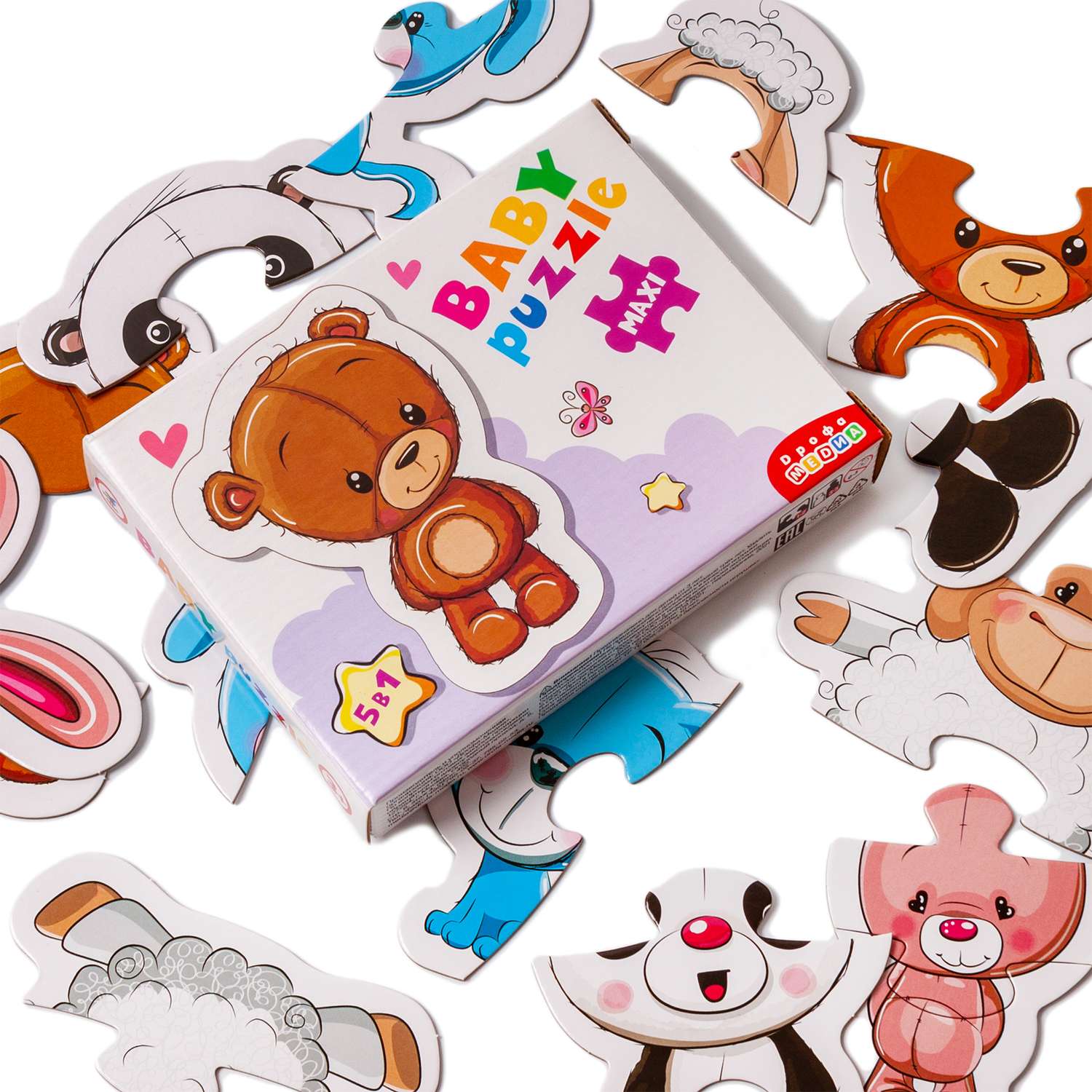 Набор пазлов Дрофа-Медиа Baby Puzzle Мои игрушки 4135 - фото 3