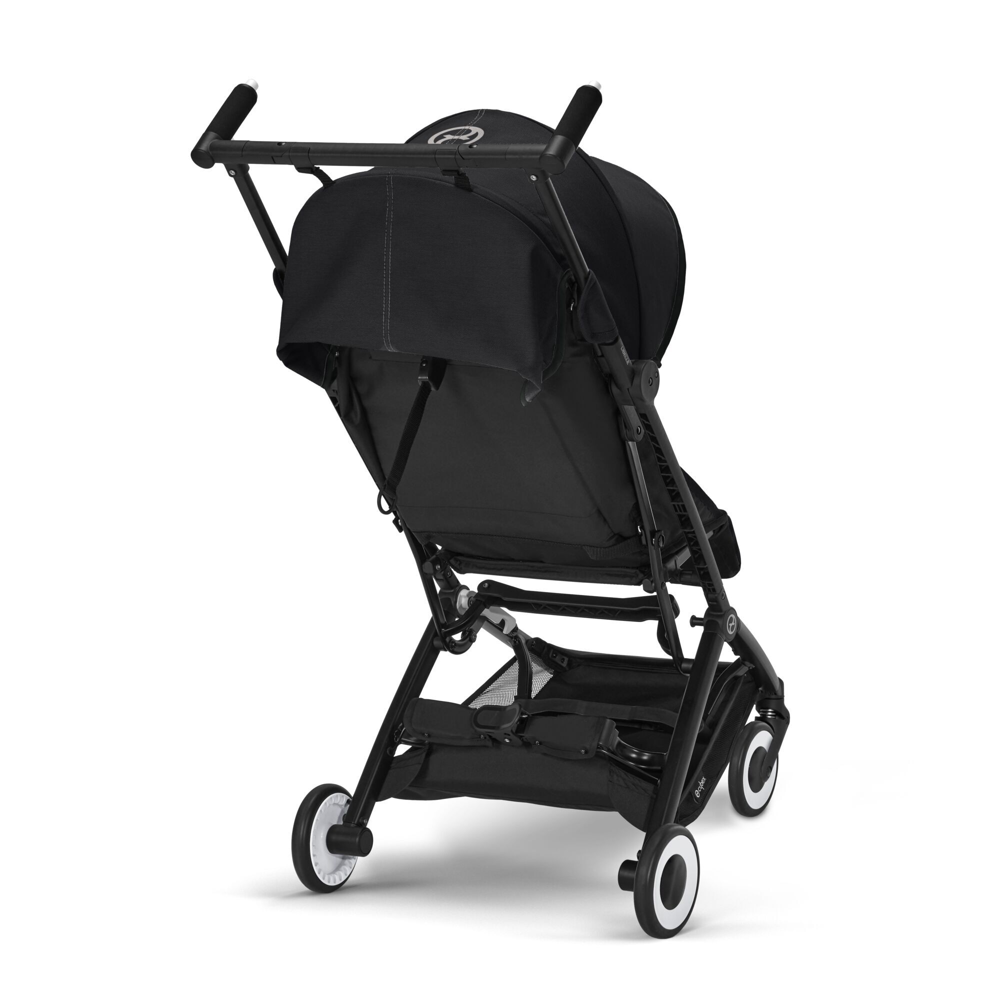 Коляска Cybex Libelle Moon Black с дождевиком - фото 5