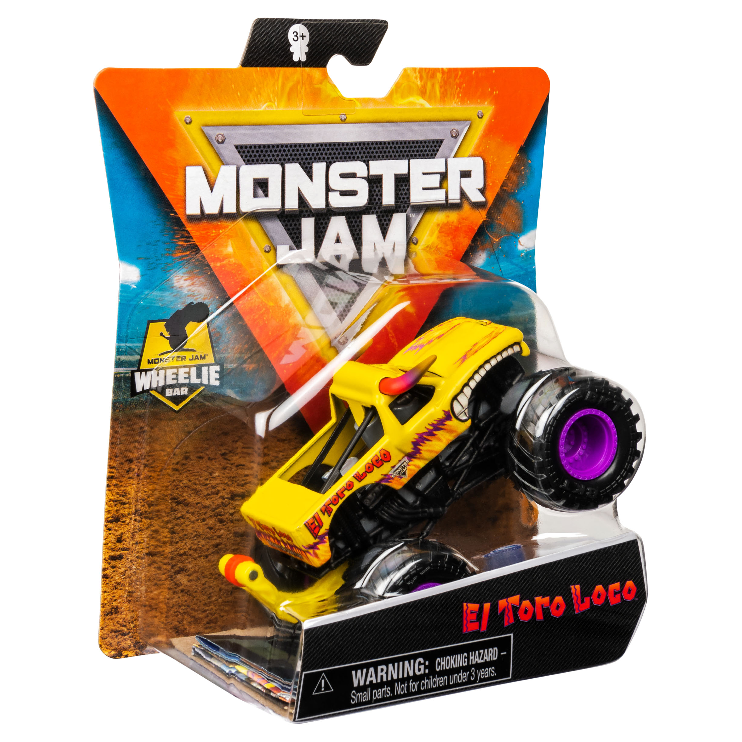 Машинка Monster Jam 1:64 El Toro Loco Yellow 6044941/20130599 купить по  цене 599 ₽ в интернет-магазине Детский мир