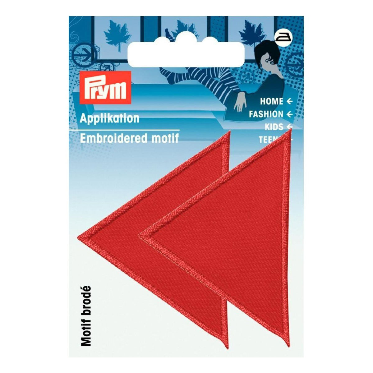Термоаппликация Prym нашивка Треугольник красный 6х4 см 2 шт для ремонта и украшения одежды 925474 - фото 10
