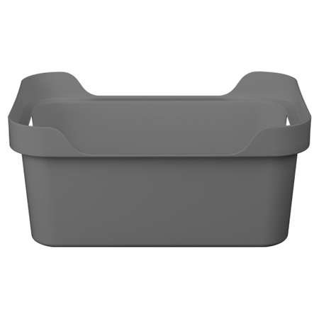 Коробка Econova с крышкой LUXE 4.6л серый